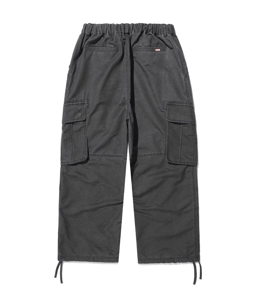 AECA Ripstop Washing Cargo Pants-Charcoal