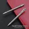 Titanium Alloy EDC Pen-Bolt Action Tactical Ballpoint Pen for Outdoor Survival,Pocket-Sized Multitool for Office & Business Gift