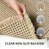 Polyester-cotton Waffle Bath Mat Bathroom Door Mat Anti-slip Foot Mats Water-absorbent, Quick-drying Floor Towel Anti-slip Rug