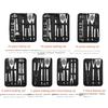 18-Piece Portable Stainless Steel BBQ Tool Set with Oxford Bag