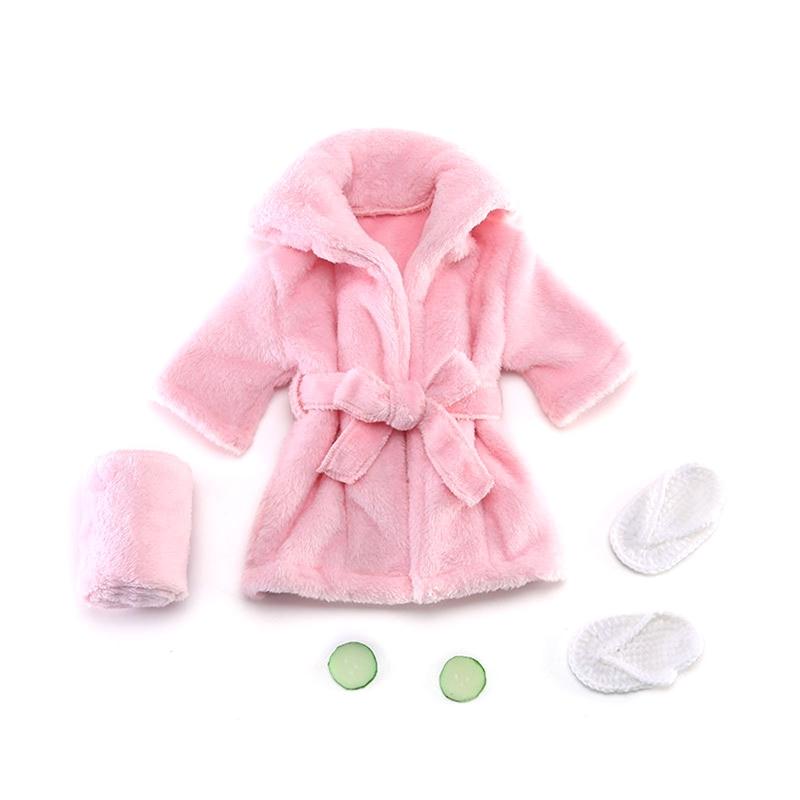 Accessori per Fotografia Neonato Accappatoio per Bambino Vestiti Asciugamano da Bagno Vestito Carino Accappatoio Costume Creativo per Posa Bambino per 0-3 Mesi