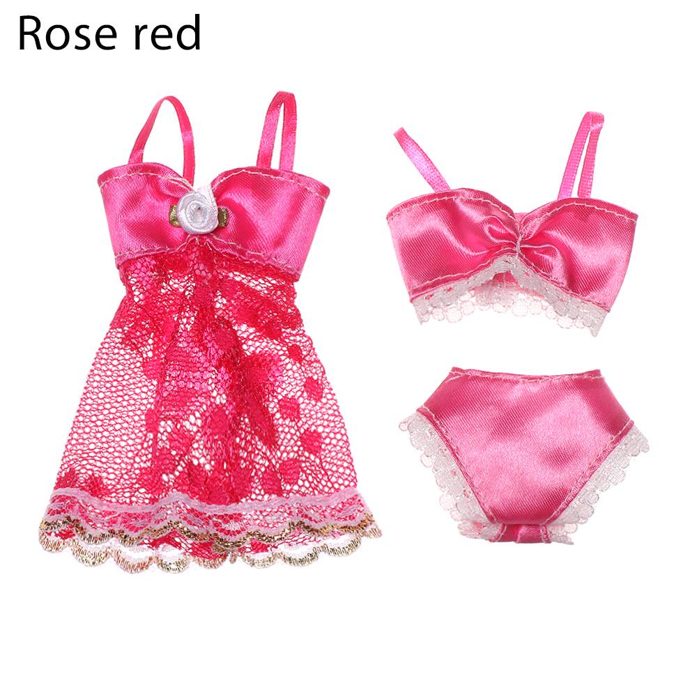 3pcs/set 30cm Fashion Doll Clothes Underwear Pajamas Dress Up Doll  Accessories Kids Girl Toy Gift