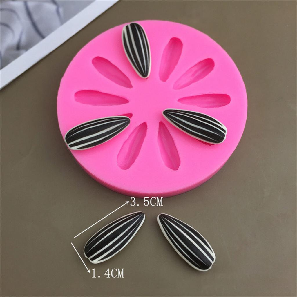 Melon Seed Peanut Silicone Molds Making Fondant Cake Molds Decorating Baking Tool for Making Chocolate Fondant Dessert