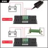 DROK DC 30A Digitaltester mit bidirektionaler Funktion, inklusive Kraftstoff- und Anzeigefunktion, 6-60V Amperemeter, Voltmeter, Amperestunden-Zähler, Hintergrundbeleuchtung, Anzeige,