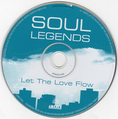CD VARIOUS  Soul Legends  Let The Love Flow APWCD1959 MUSICBANK 2004 UK SoulFunk Used