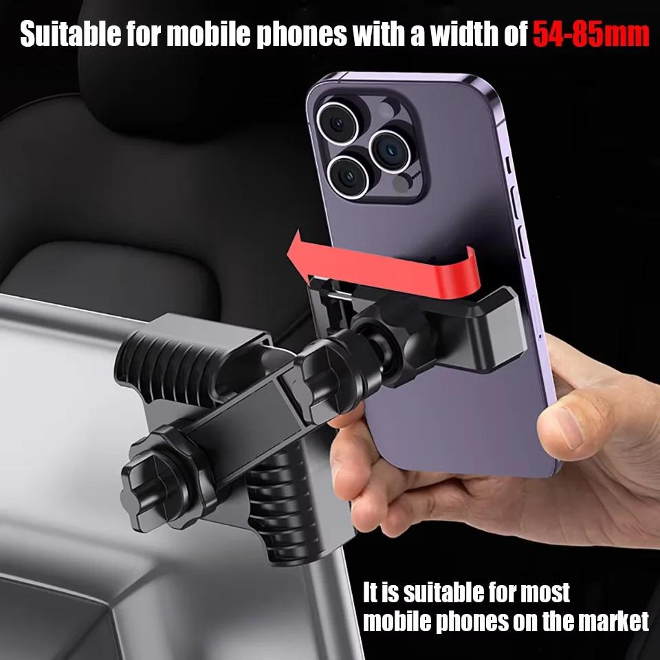 Car Mobile Phone Holder Universal Car Display Screen for BYD Tesla Model 3/Y/S/X Scalable Phone Stents 360 Rotatable GPS Bracket