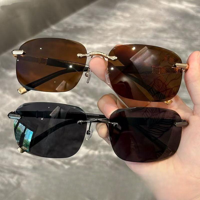 4PCS Fashionable Driving Fishing Sunglasses UV Protection Strong Light Reduction Master Design Unisex Square Shape Sun Glasses