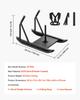 VEVOR Weight Sled, Steel Power Sled, Fitness Strength Training Sleds for Athletic Exercise Speed Improvement, Workout Fitness Equipment with Handle