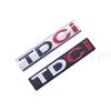 AJK1 3D Metal TDCI Letters Car Rear Trunk Emblem Badge Sticker Decals For Ford Explorer Kuga  Transit Accessories