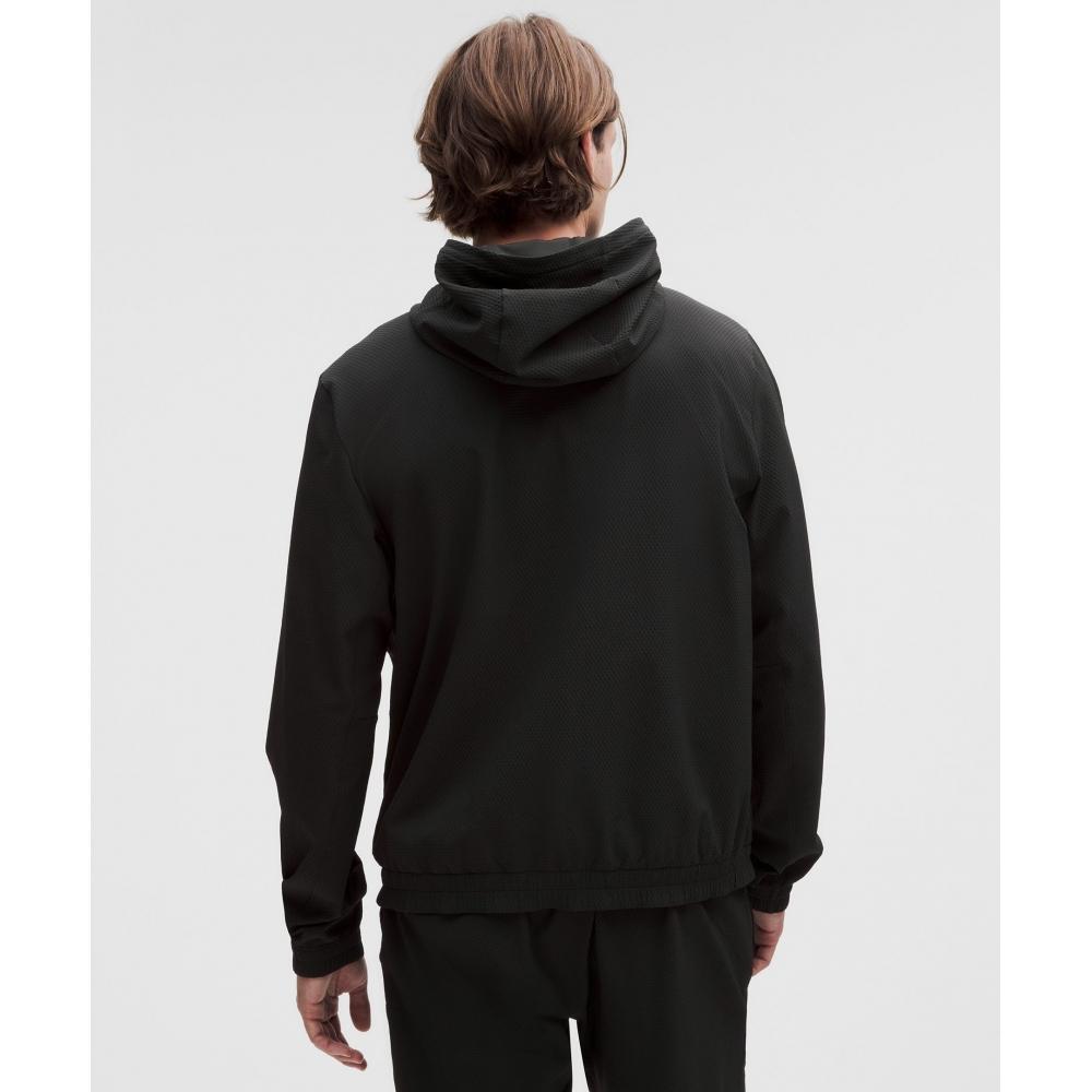 Lululemon License To Train Textured Full Zip Blk