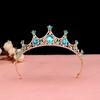 Black Baroque Crown Tiara Bride Eighteen Female Bar Mitzvah Birthday Princess Crown