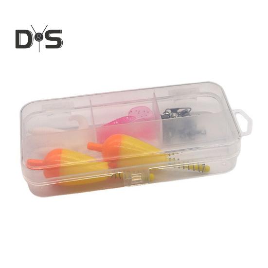 25-teiliges Angelset für Anfänger mit Köderwirbel und Angelpose mit Widerhaken aus Metall, Angelzubehör für Süßwasser und Salzwasser