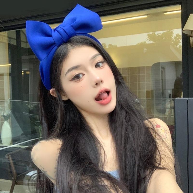 Rosa Schleife Breite Stirnbänder Lieblicher Prinzessinnen Kopfschmuck Gepolsterte Haarbänder Accessoires Frühlings-Haarbänder Geburtstagsfeier