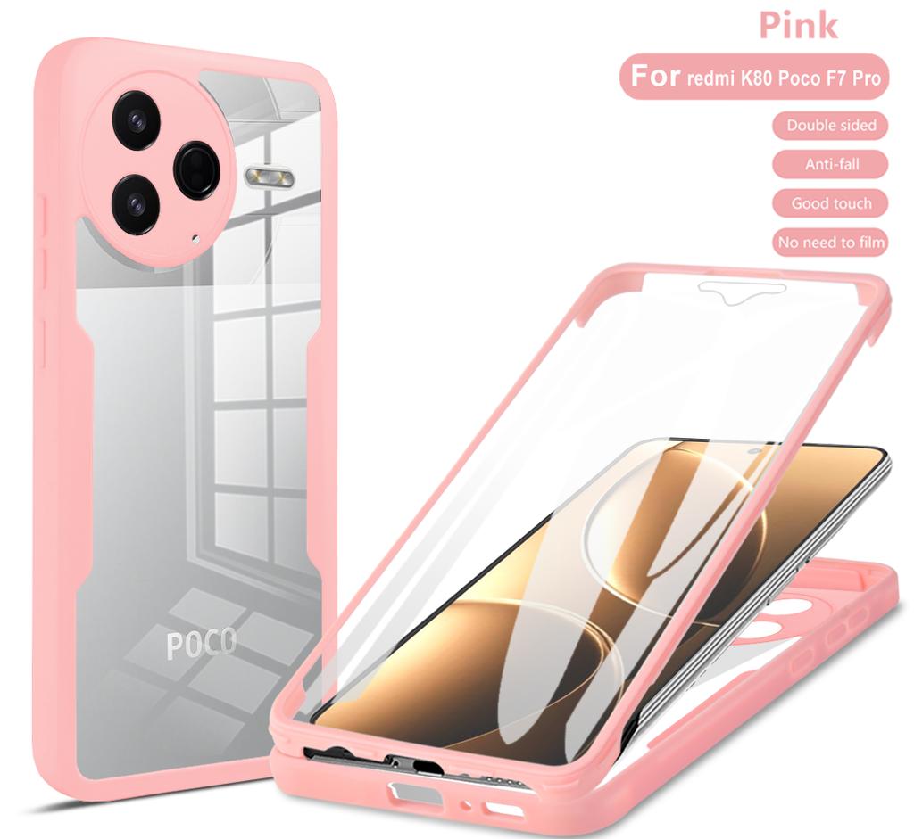 For POCO F7 Pro Case 360 Full Body Protection Case For Xiaomi POCO F7 Pro POCO F7Pro Front Screen Shockproof Cover