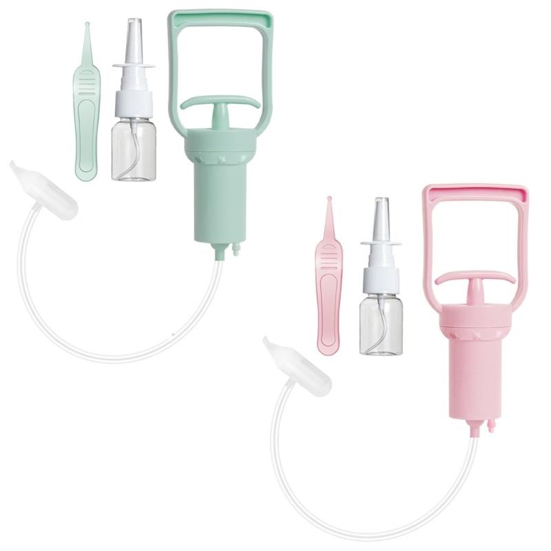 Infant Nose Suction Device, Portable Nasal Aspirator with Gentle Silicone Nozzle, Easy Operate for Congestion Relief