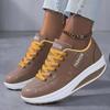 MAEDEF Women Shoes Platform Casual Shoes Women Walking Sneakers Wedge Heel Thick Sole Sneakers Lace-up Shoes Woman Sports Shoes