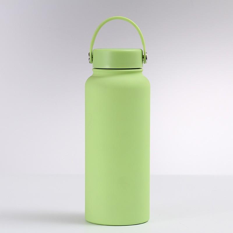Insulated Water Bottle Floral Printed Stainless Steel Leak Proof Reusable for Office Women Girls Daily Drinking