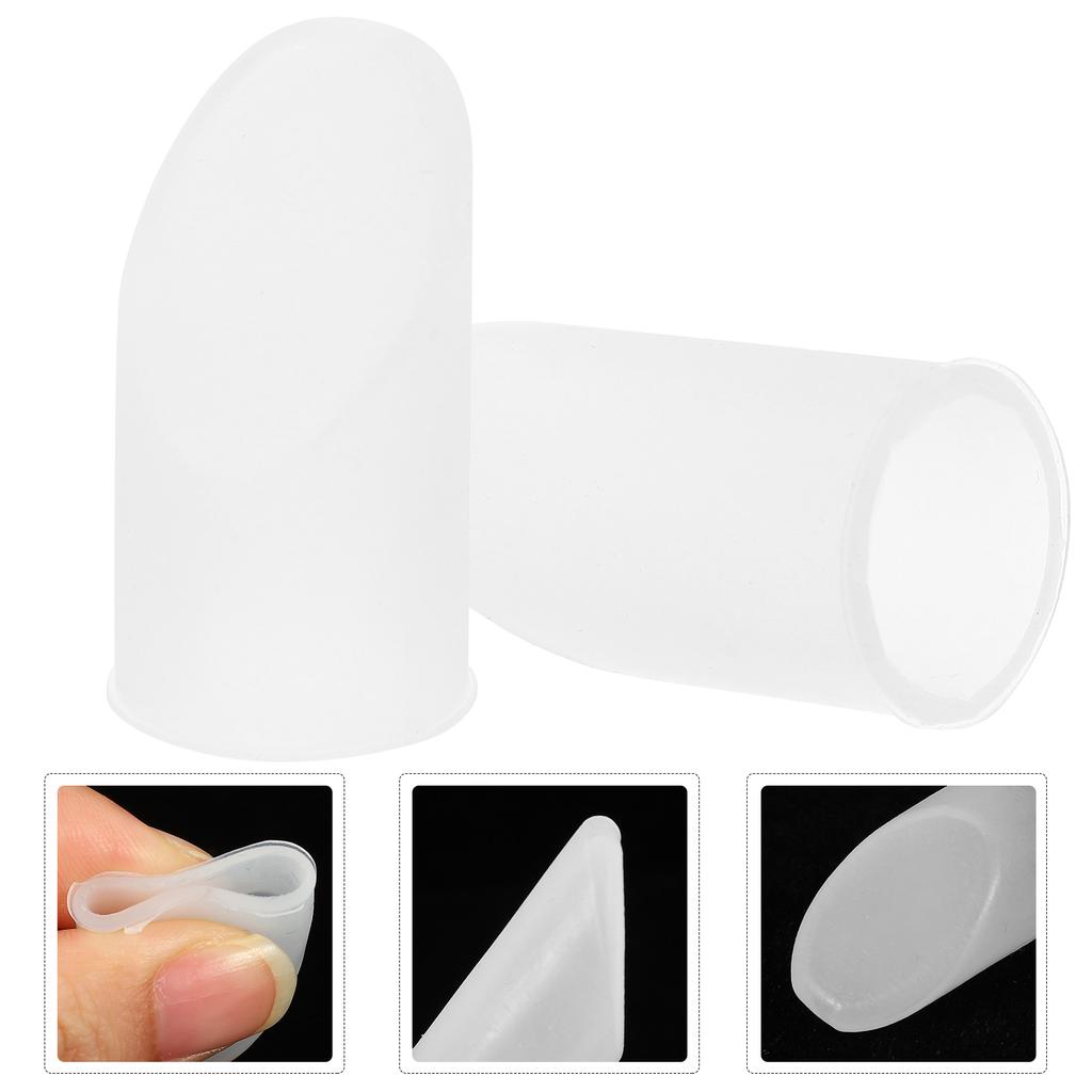 2 Pcs Teapot Spout Cover Anti-leak Non-slip Protective Sleeves Coffee Accessory Kettle for Covers Silica Gel Teakettle Cap
