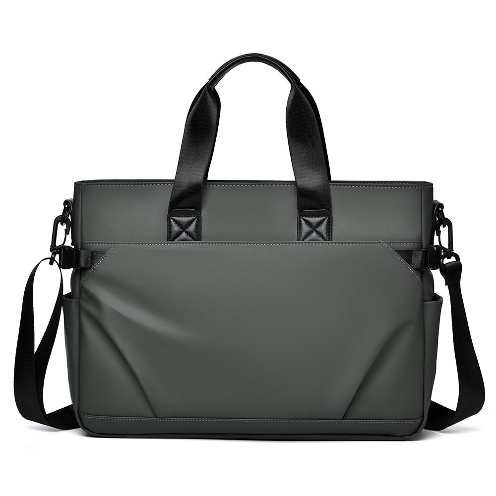 

Business and Leisure Men s Computer Bag Commuting Briefcase зелений