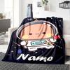 Personalizza Nome Personalità Bubu Dudu (3) Coperta Morbida e Calda per Divano, Ufficio, Letto, Viaggio, Pausa Pranzo, Regalo Adatto a Tutte le Stagioni