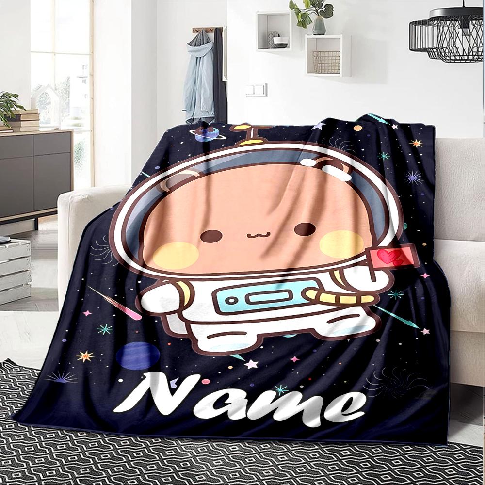 Personalizza Nome Personalità Bubu Dudu (3) Coperta Morbida e Calda per Divano, Ufficio, Letto, Viaggio, Pausa Pranzo, Regalo Adatto a Tutte le Stagioni