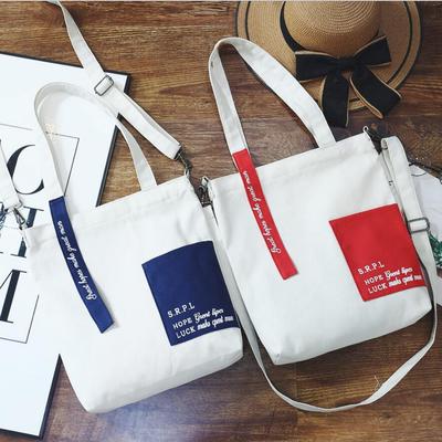 Cell Phone Bag Women Girls Canvas Shopping Handbag Shoulder Tote Shopper Bag