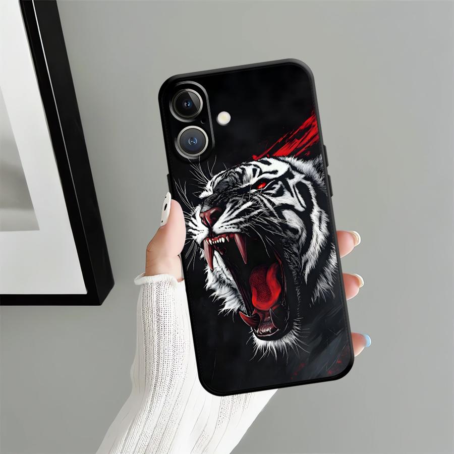 Funda Handyhülle Case für Apple iPhone 17 Pro Max 12 16 15 Pro 7 8 14 13 11 Air XR XS MAX Cooler Cartoon Wolf