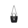 New MLB Artificial Leather Tote Basket Bag, Handbag, Shoulder Bag, Crossbody Bag Unisex Black 3AORS884N-50BKS-BLACK
