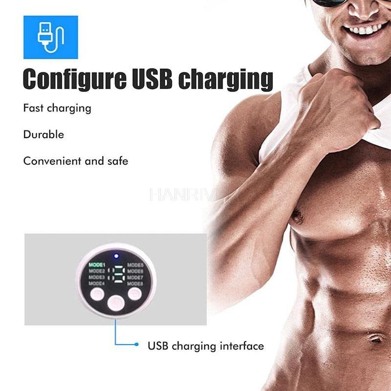 EMS Abdominal Toning Belt Body Belly Fitness Trainer Slimming Massage Belt Muscle Toner For Abdomen Arm Leg Waist Weight Loss