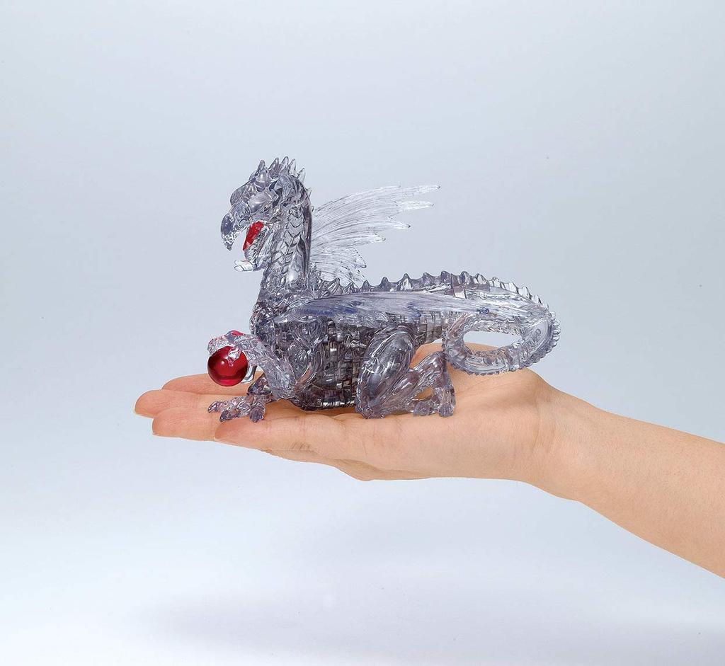 BEVERLY 56 Piece Crystal Puzzle Black Dragon