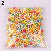 Assorted Colors Craft Foam Filler Foam Mini Beads Kids DIY Jewelry Bead Balls