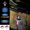 Car Welcome Light Door Side Projector Induction Lamp Accessories For Ranger Focus Kuga Mustang Transit Mondeo Fusion Fiest