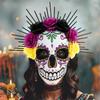 Mexican Day Of The Dead Flower Tie Mask EVA Skull/ Mask Party Masquerade Dress Up Festival Props