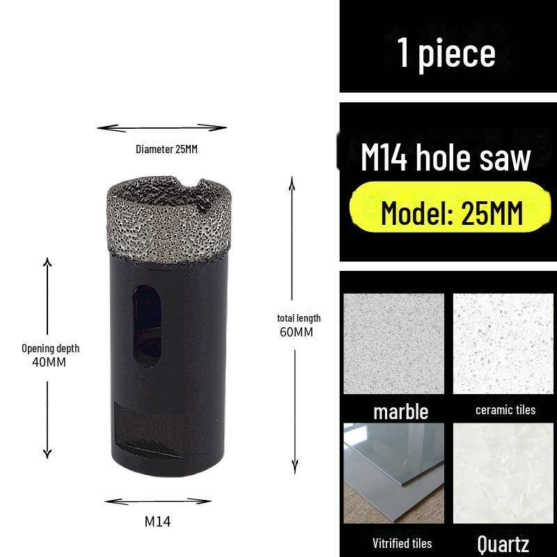 Diamond Marble Angle Grinder Drill Hole Expander for M14 Quartz Granite Tile Stone