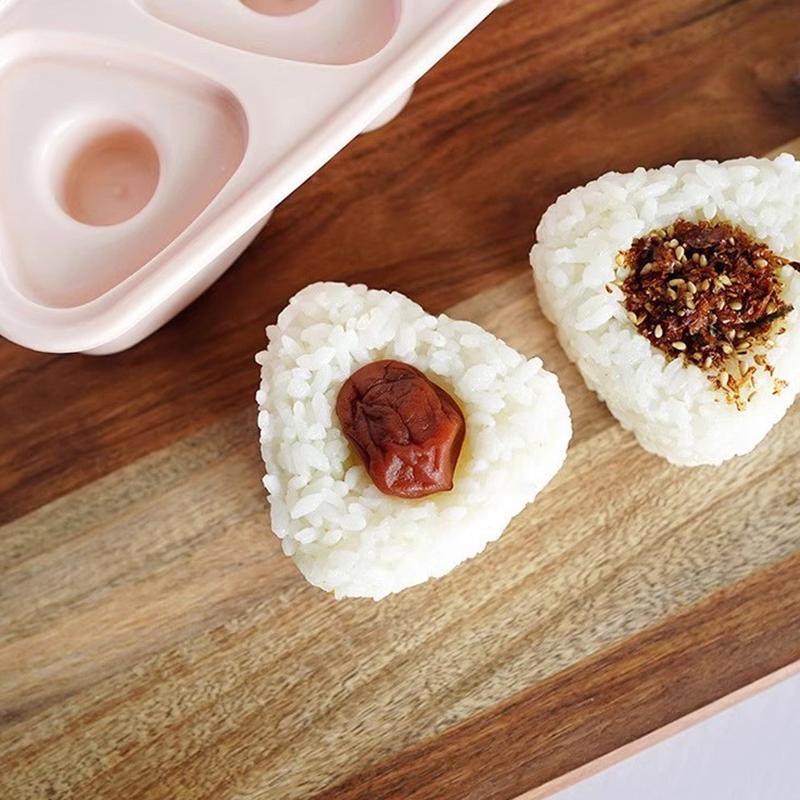 Sushi-DIY-Form, Onigiri-Reisbällchen, Lebensmittelpresse, dreieckige Sushi-Maker-Form, Sushi-Set, japanisches Küchenzubehör für Zuhause, Dessert