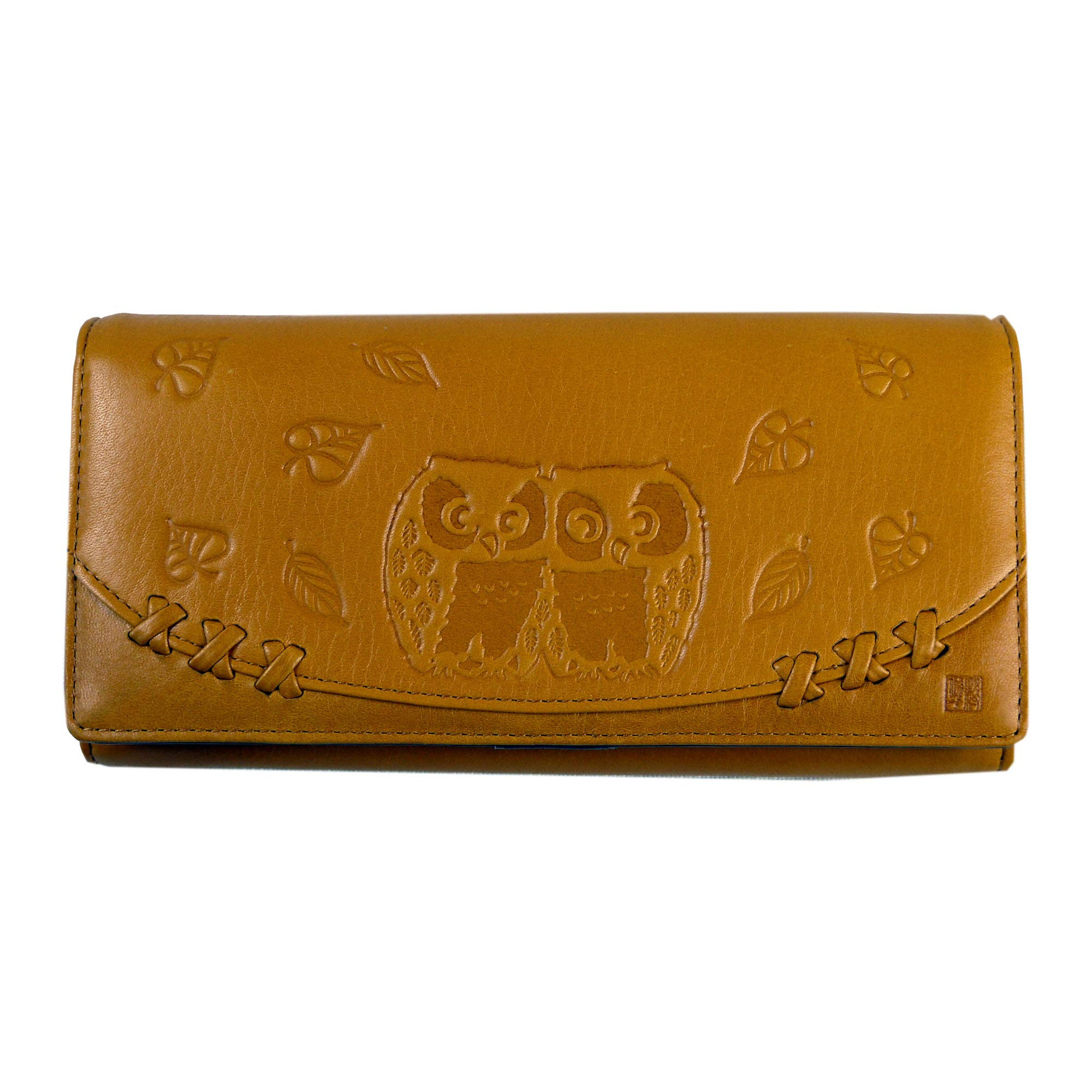 

[Bagsouko] [Shuhei Nomura] Long Wallet Nakayoshi Owl 65602 Women s Yellow