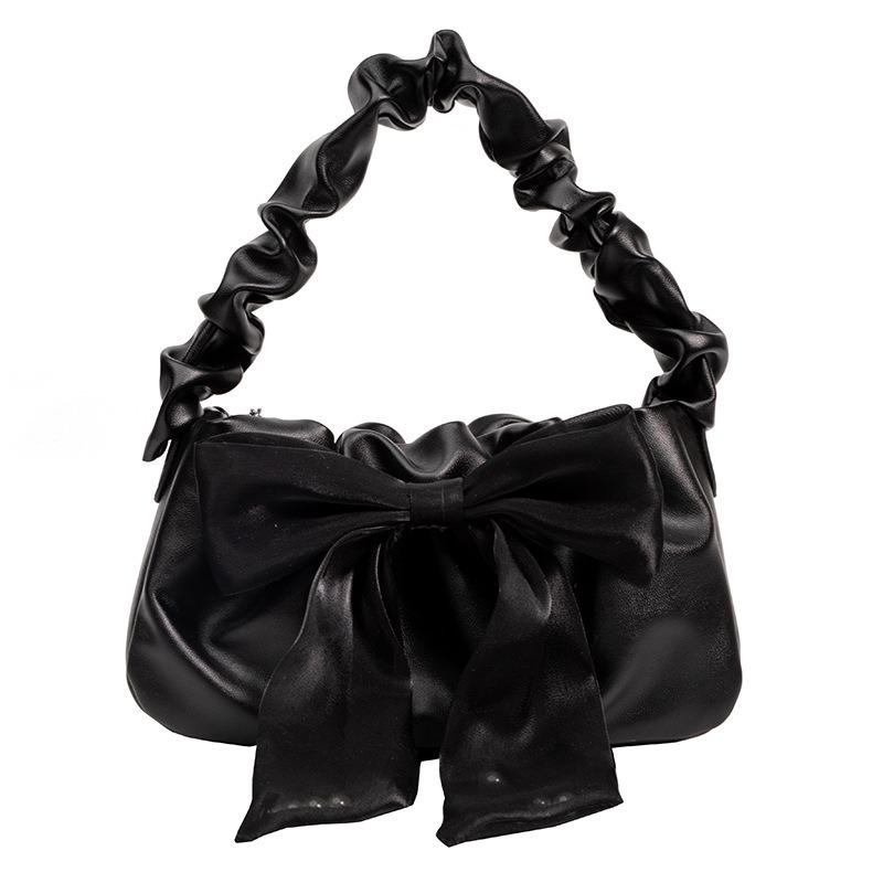 Popular Small Bag Women's New Fashion Personalized Chain Crossbody Cute Bow Shoulder Armpit Bag