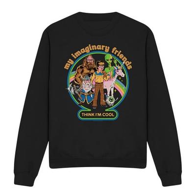 Steven Rhodes Unisex Adult My Imaginary Friends Sweatshirt