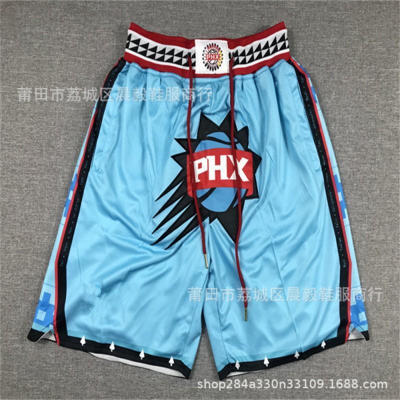 Mens Womens Basketball Shorts With Embroidered Pocket Design Cotton Blend Athletic Sweatpants Streetwear Gym Running