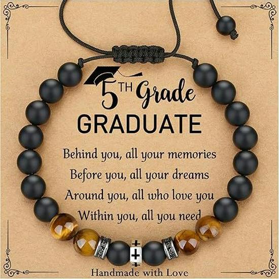 Versatile Fashionable Woven Graduation Bracelet - Adjustable Simple Gift