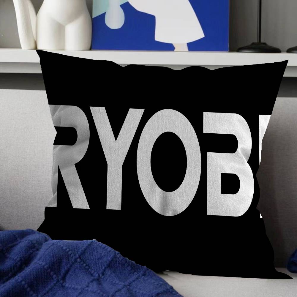 Ryobi Equipment Power Tools Brand Logo Area Rugs Cushion Cover Pillowcase Upholstery Sofa Throw Pillow Home Decor Pillowcas