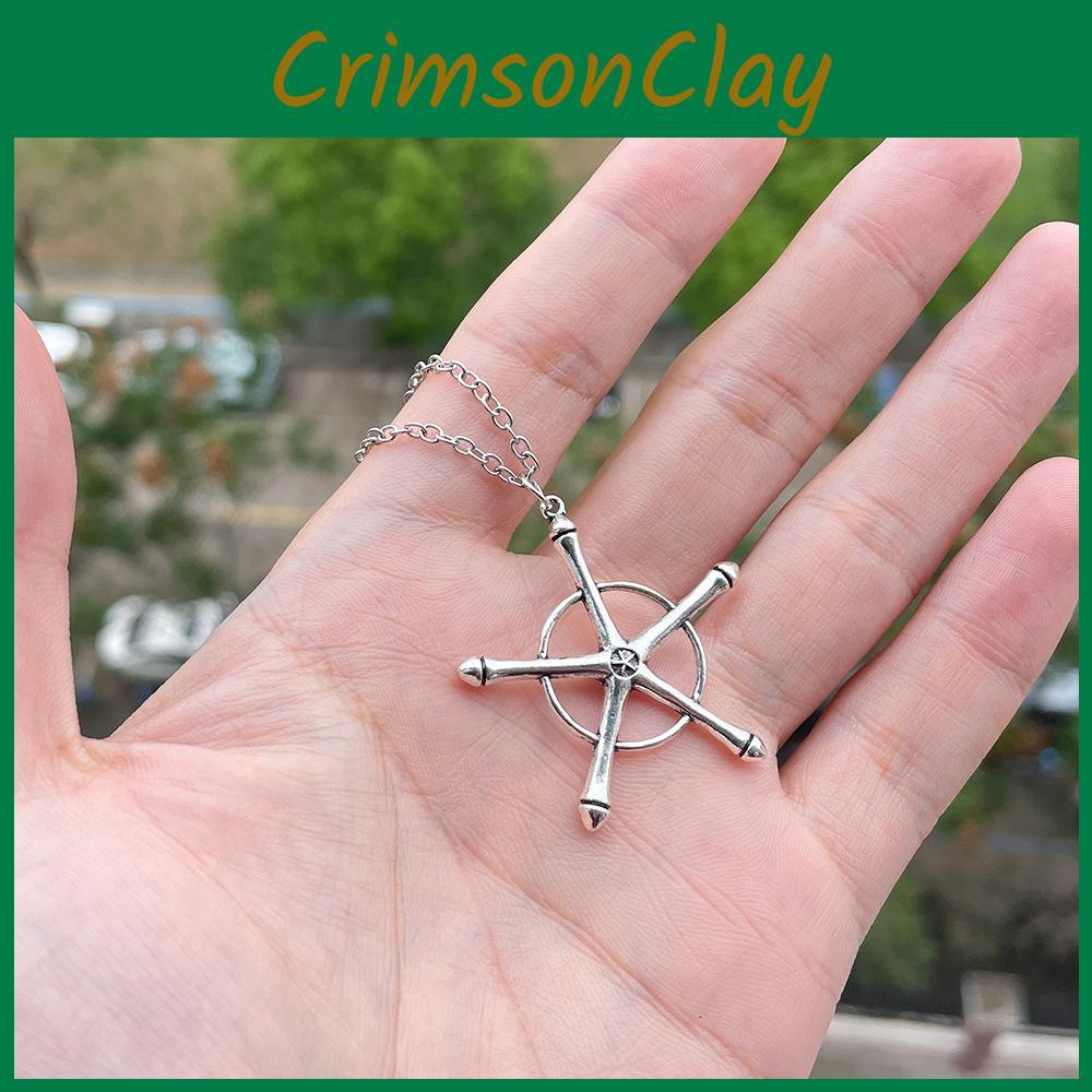 Anime Pendant Bleach Necklace With Silver Metal Chain For Cosplay Fans Gift