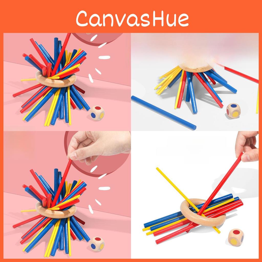 Wooden Stick Build Blocks For Preschoolers Educational And Growth Cognitive