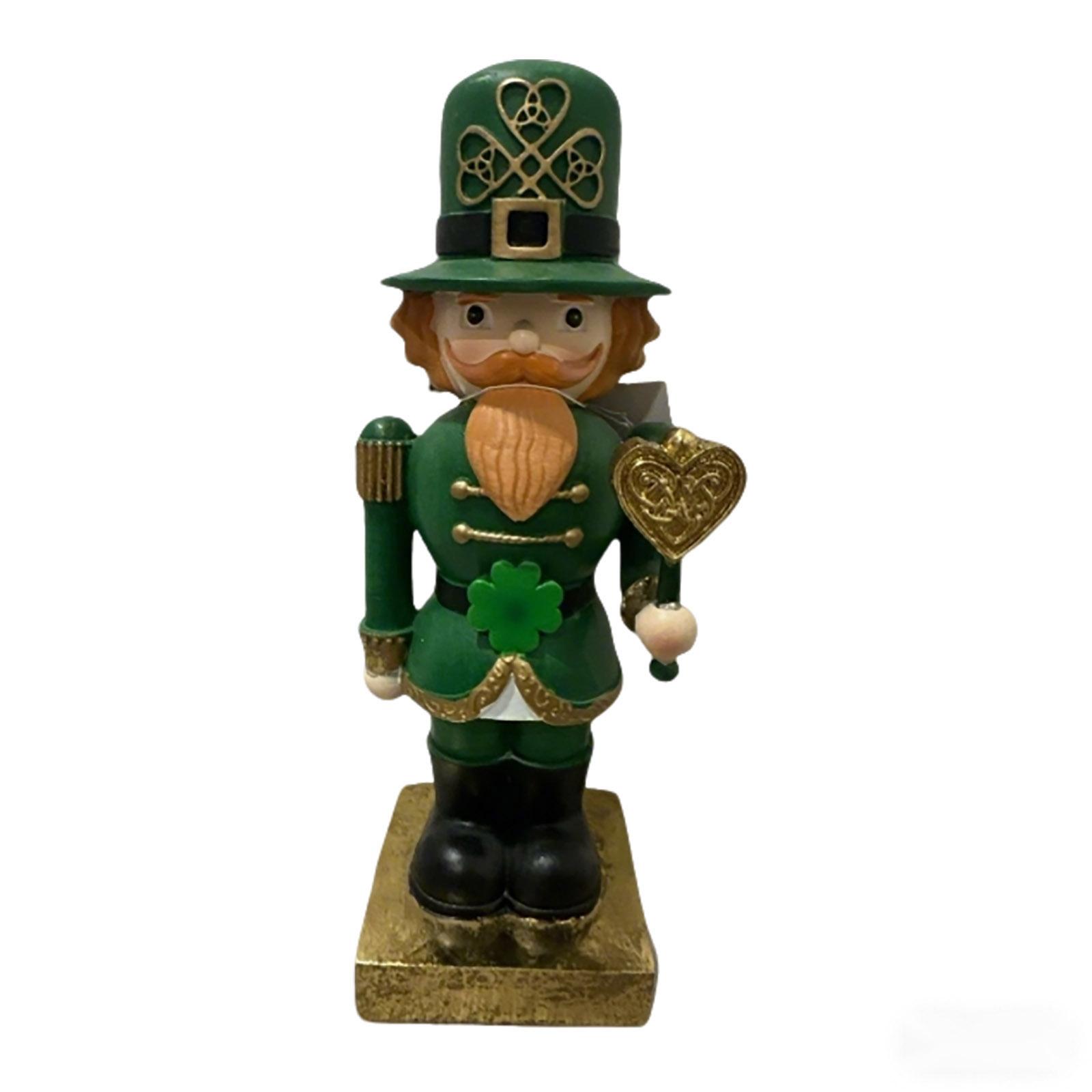 St. Patrick s Day Irish Nutcracker  Traditional Nutcracker Figurine For Irish Festival Decor