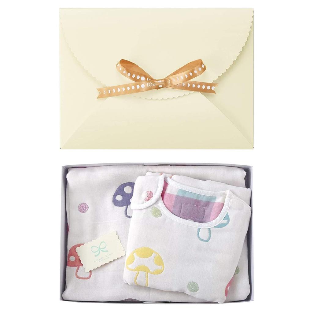 10mois Hoppetta Baby Shower Gift Fluffy Gauze Baby for Newborns To 3 Years Length 58cm Baby Medium 90 X 110cm - Set, (6-ply Gauze), Sleeper, 100%