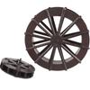 Water Photo Prop Wheel Fountain Replacement Wheels Fountain Decor Simulation Prop Photo Artificial Rockery Pet