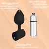 Butt Plug with Vibrator Momen Men Prostate Massager Anal Stimulator Silicone Buttplug Masturbator For Adult Anal Plug Sex Toys
