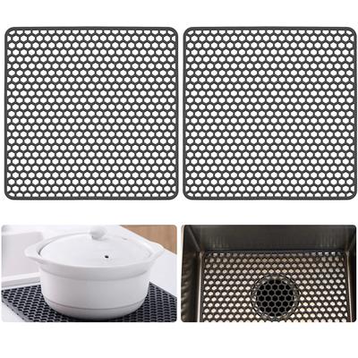 2'li Silikon Lavabo Koruyucu Seti Mutfak Lavabo Mat Örgü Aksesuarları