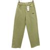 Unused Twill Straight Pants L Green Tagged Women Used
