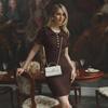 Elegantes gestricktes kurzes Kleid mit Rüschen und Ärmeln: Vintage, Lässig, Kurvenbetont, High-Waist Mini-Kleider 2026 Sommer Neuheiten